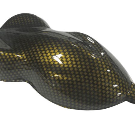 Gold Basket Weave Carbon