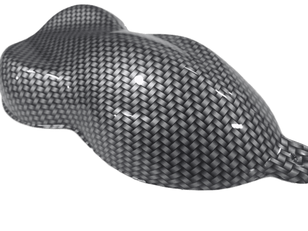 Silver Basket Weave Carbon