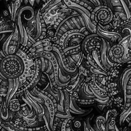 Abstract Chrome Flowers