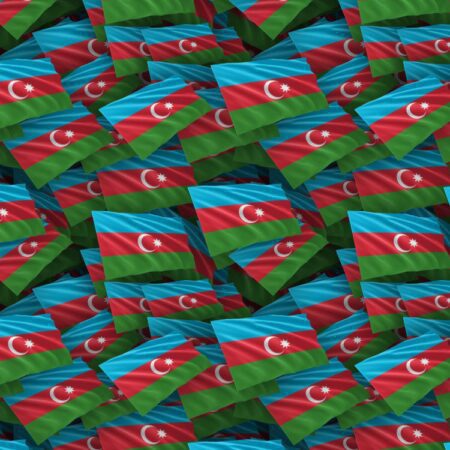 Azerbaijan Flag