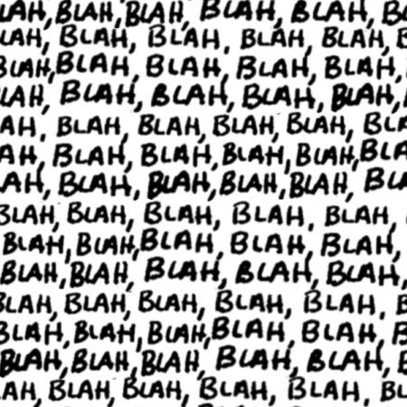 Blah Blah Blah 25 Transparent