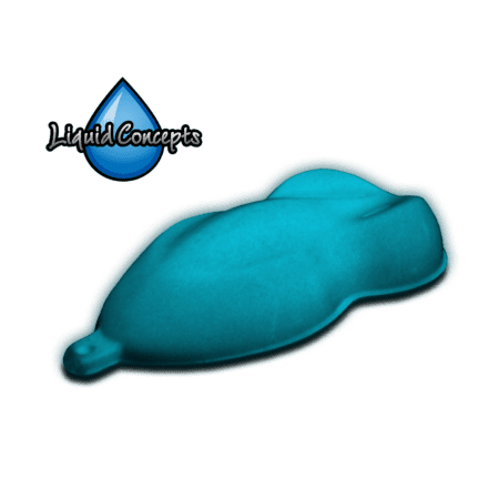 Blue Green Glow Paint