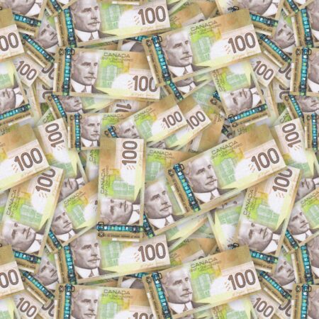 Canadian 100 Dollar Bill
