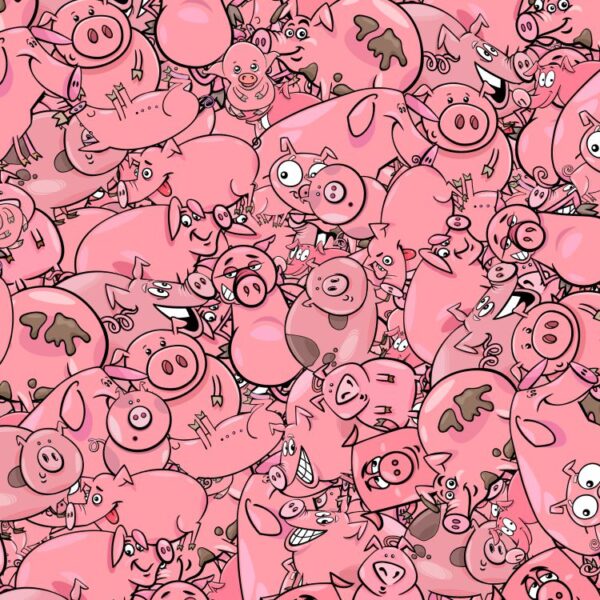 Cartoon Pigs 24
