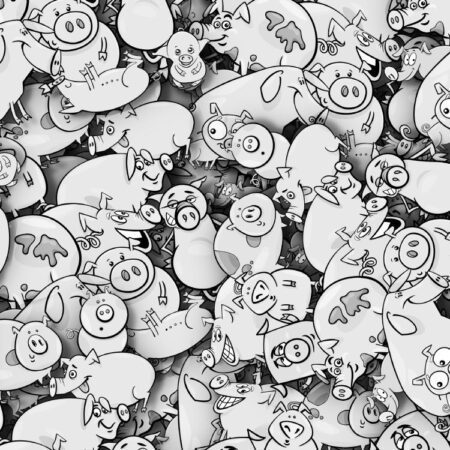Cartoon Pigs 26