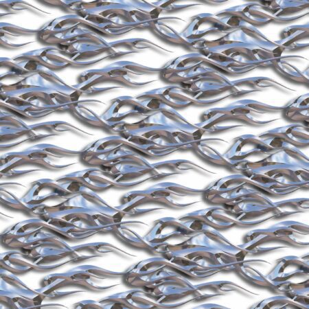 Chrome Tribal Flames 22