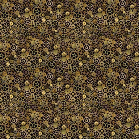 Clockwork Black Pattern