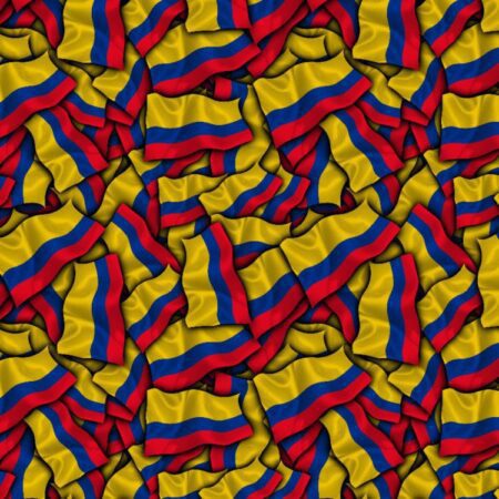 Columbian Waving Flag