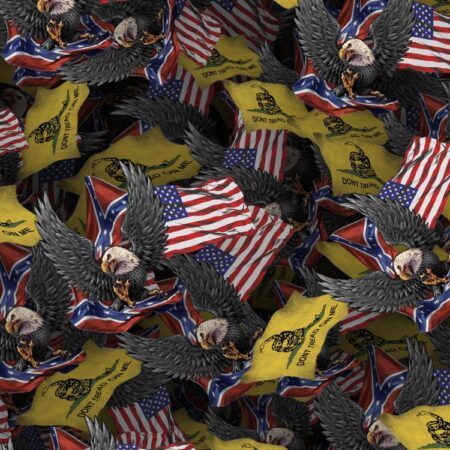 Confederate Eagle with Flags