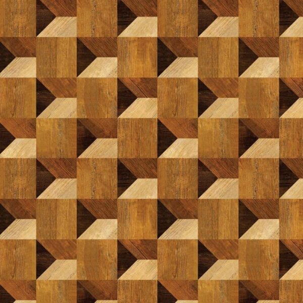 Cube Illusion Wood Veneer