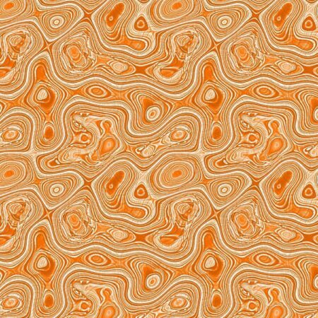 Damascus Steel 26 Orange