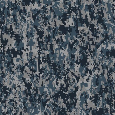 Digital Blue Camouflage