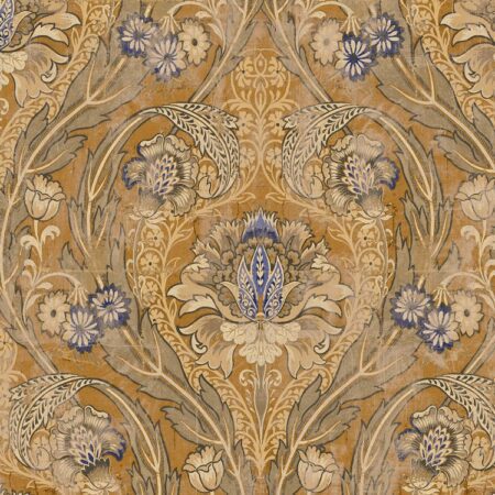 Distressed Aged Damask