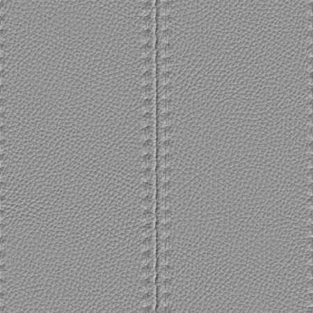 Double Stitched Leather Overlay