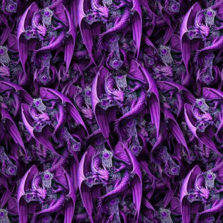 Dragon Cross Purple