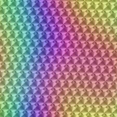 Engine Turned Rainbow 23