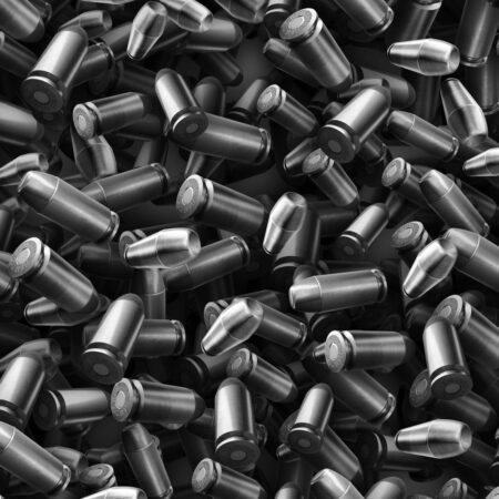 Falling Bullets Grayscale