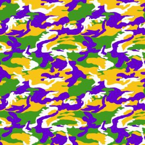 Green Purple Yellow Camo