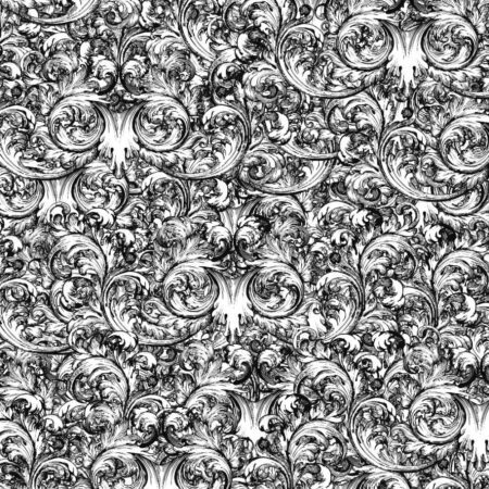 Hand Drawn Scrollwork Engraving 3