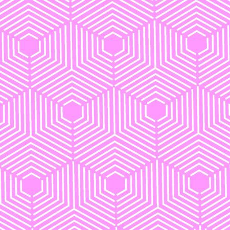 Hexagon Cube Illusion 30