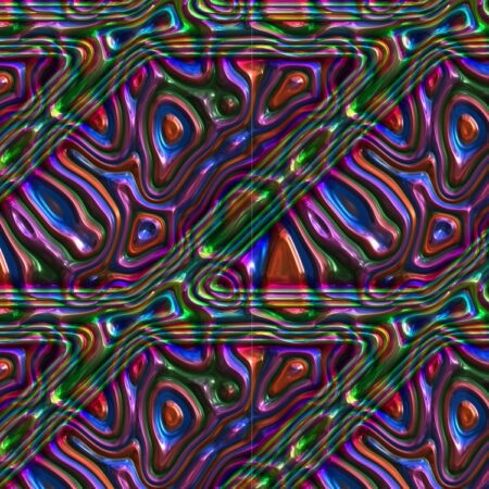 Iridescent Crosshatch