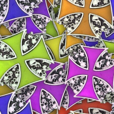 Iron Cross Skulls 28