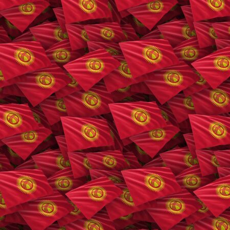 Kyrgyzstan Flag