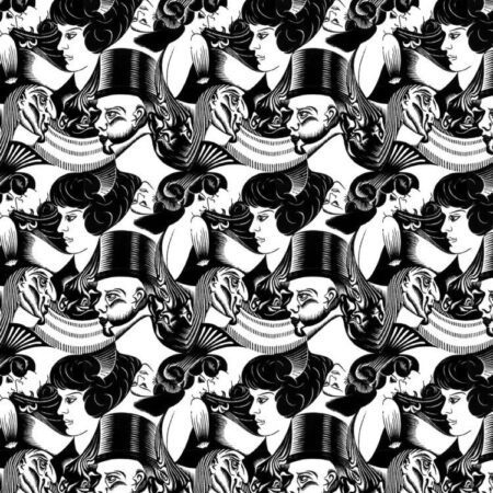 MC Escher Eight Heads