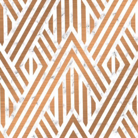 Marble Lines with Bronze