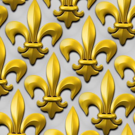 Mardi Gras Fluer De Lis 22