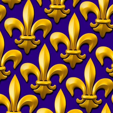 Mardi Gras Fluer De Lis 23