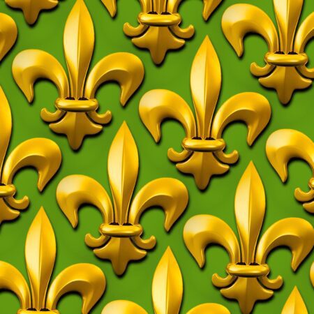 Mardi Gras Fluer De Lis 24