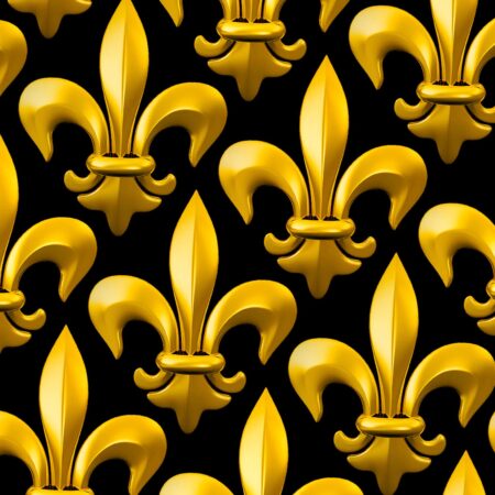 Mardi Gras Fluer De Lis 25