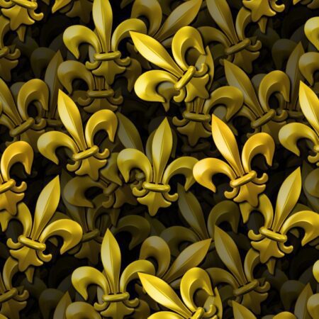 Mardi Gras Fluer De Lis 26