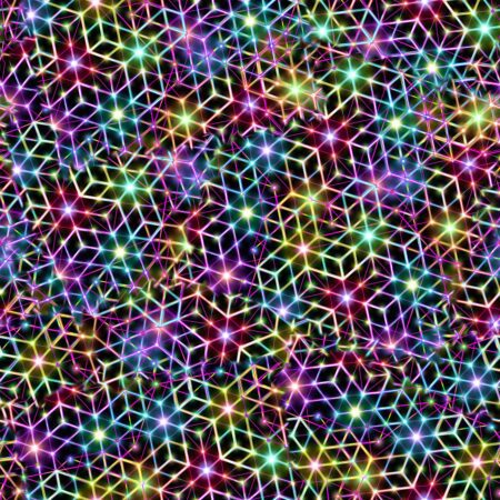 Neon Cube Clusters 22
