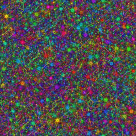 Neon Cube Clusters 23