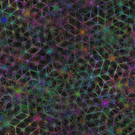 Neon Cube Clusters 24