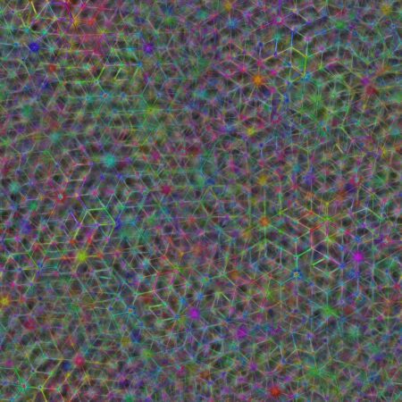 Neon Cube Clusters 25