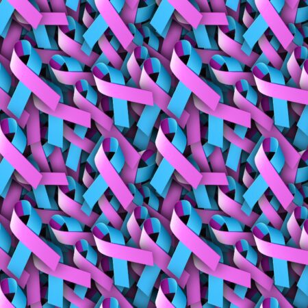 Pink and Blue Ribbons