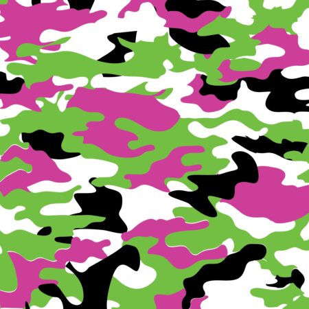 Old School Pink and Green Camo