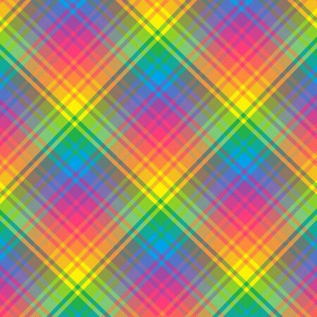 Rainbow Plaid 24