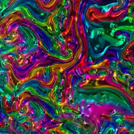 Rainbow Chrome Oil Sheen