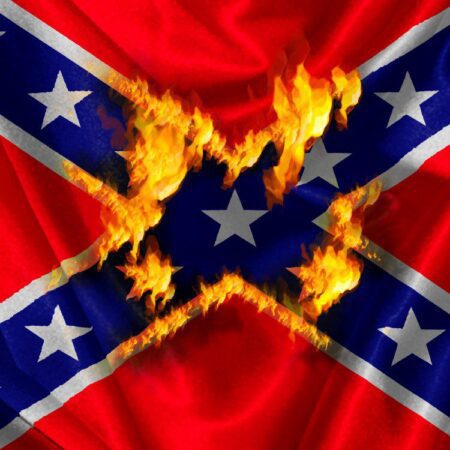 Rebel Flag Fire