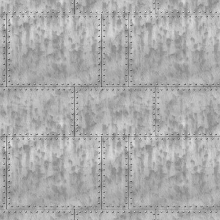 Riveted Aluminum Weathered