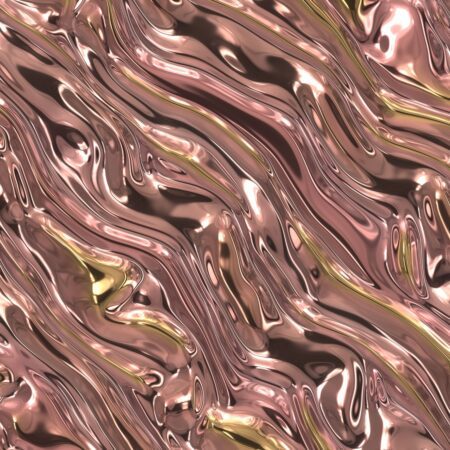 Rose Gold Waves