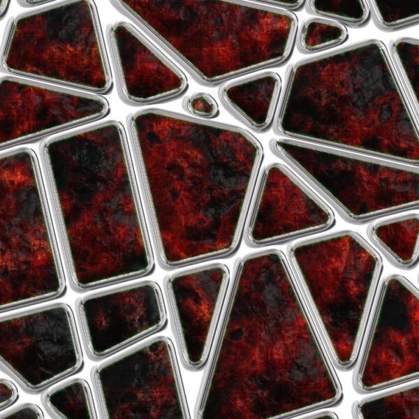 Rusted Chrome Grid