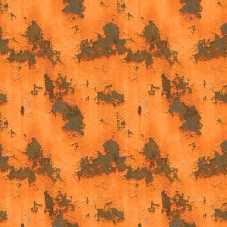 Rusty Metal Orange