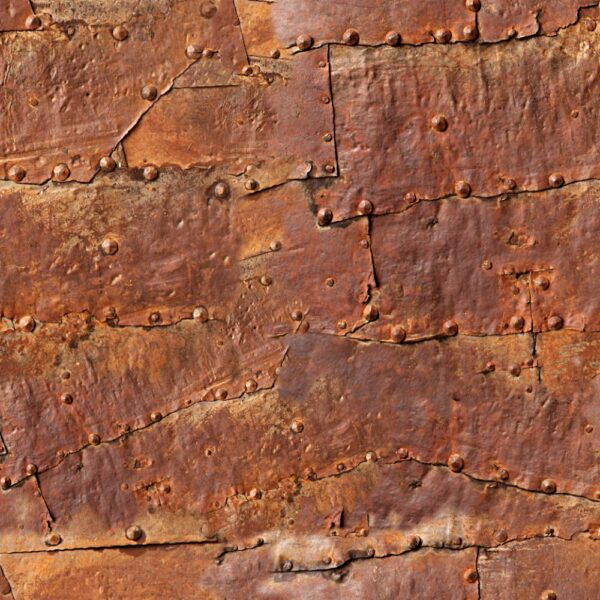 Rusty Riveted Plates