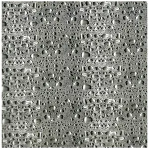 Silver Water Droplets