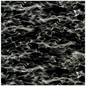 Black and Clear True Flames